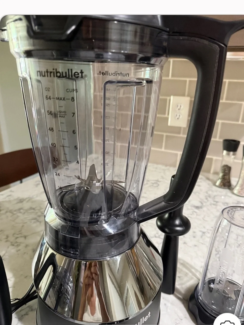Nutribullet Black Countertop Triple Prep System Blender Food Processor